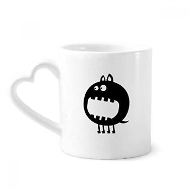 Imagem de Caneca de café de cerâmica com estampa de monstro do universo e alienígena