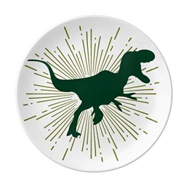 Imagem de Prato decorativo de porcelana Salver Louça de porcelana para jantar