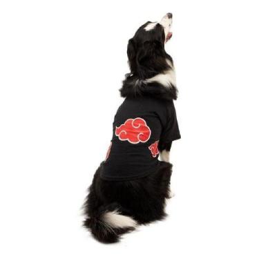 Imagem de Camiseta Pet Naruto Akatsuki Cachorro Roupa Animais Gato - Piticas