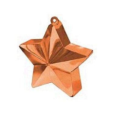Imagem de Balão galvanizado com estrela laranja | Decoração de festa