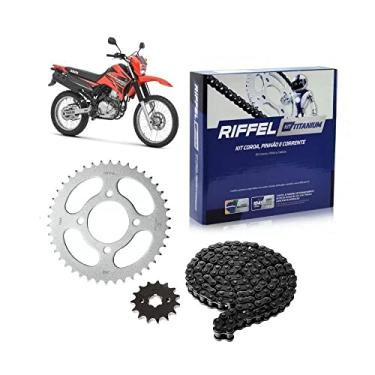 Imagem de Kit Xtz250 Z Ténéré (10 , 18) Xtz250 Lander (09 , 18)Xtz250 Lander X(09 , 11)40Z X 13Z C/Corrente 520H X 106L (1045) , Riffel