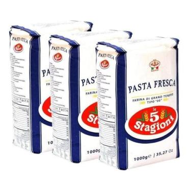 Imagem de Farinha De Trigo Italiana 00 Le 5 Stagioni Pasta Fresca 3kg