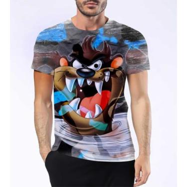 Imagem de Camisa Camiseta Taz-Mania Looney Tunes Diabo Tasmânia Hd 6 - Estilo Kr