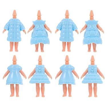 Imagem de EXCEART 12Pcs Boneca Corpo DIY Boneca de Brinquedo Figura Feminina Com Roupas Do Corpo Cabeça Pequena Bonecas Artesanais para As Crianças Fontes Do Ofício