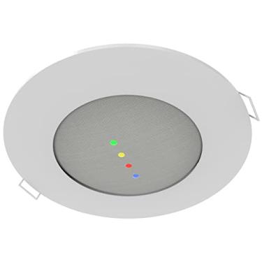 Imagem de Suporte Stand Apoio para Embutir no Teto Compatível com Google Home - Speaker Smart Home - Alto-falante inteligente - Modelo Design Minimalista - Branco