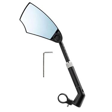 Imagem de Vaveren Espelhos retrovisores de bicicleta, refletor de 20-23 mm espelhos de ciclismo espelhos de bicicleta para bicicleta elétrica adulto motocicleta, deixou