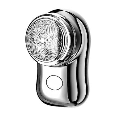 Imagem de Kokiya Mini elétrico facial para remoção de faciais de barba para escritório acampamento em casa, prateado