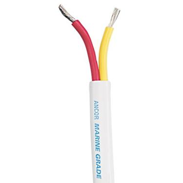 Imagem de Ancor Marine Grade duplex e fio triplex, 18 AWG (Escala americana de bitolas de fios), plano e duplo, Red/Yellow, 250 Feet