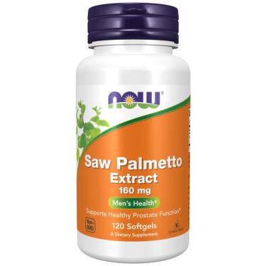 Imagem de Saw Palmetto Extract 160 mg 120 Cápsulas now foods