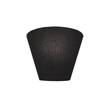 Imagem de Arandela Retro Cone Cúpula Tecido 25/26x13 cm, Vivare Iluminação, Arandela Parede2001 PR, Preto, Média