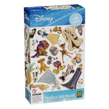 Imagem de Quebra Cabeça Puzzle 150 Peças Personagens Da Disney