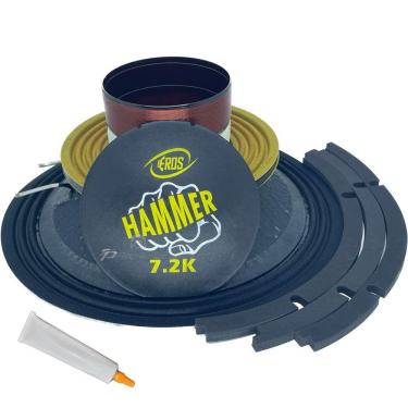 Imagem de Reparo para Alto Falante Eros 12" E12 Hammer 7.2K 3600W Rms 2 Ohms Original