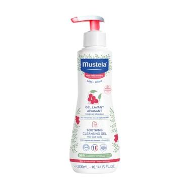 Imagem de Mustela Gel Lavante Calmante 300ml para Pele Muito Sensível ou Sensibilizada – Sabonete Líquido Corpo e Cabelo para Bebês e Crianças - Sem fragrância - feito com 98% de ingredientes de origem natural