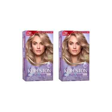 Imagem de Coloraçao Koleston 818 Louro Claro Perola - Kit C/2Un