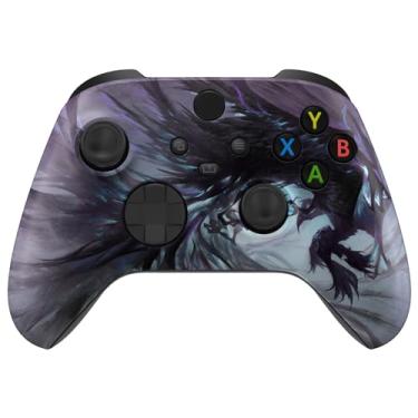 Imagem de eXtremeRate Replacement Shell for Xbox Series X & S Controller - Unleash Your Style - Dragon Whisper Custom Acessories Skin Front Housing Cover for Xbox Core Controller Wireless
