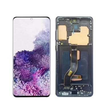 Imagem de SHOWGOOD Tela LCD de 6,7 polegadas para Samsung Galaxy S20 Plus para Samsung S20+ G985F/DS G986B Display LCD Touch Screen com moldura (preto sem moldura)