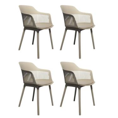 Imagem de Kit 4 Cadeiras Para Sala De Jantar Montreal - Fratini Móveis