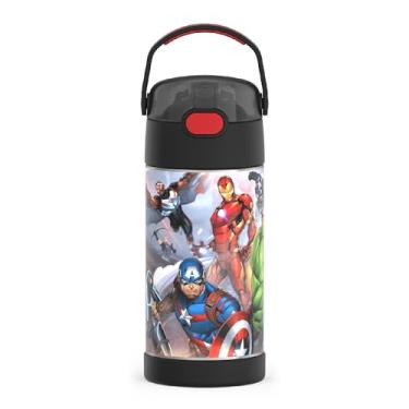 Imagem de THERMOS Garrafa térmica infantil FUNTAINER, com canudo, 350 ml, Vingadores
