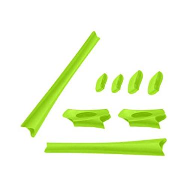 Imagem de LenzReborn Kits de borracha de substituição para óculos de sol Oakley Flak Jacket XLJ - Verde