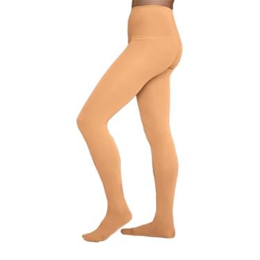 Imagem de Meia-calça com pé para patinação no corpo de ChloeNoel TF8830, Light Tan, Adult Extra Large / Adult Extra Extra Large