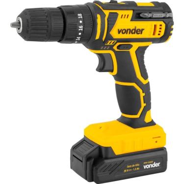 Imagem de Parafusadeira Furadeira a Bateria Bivolt Vonder 20V PFV020I com Impacto Carregador