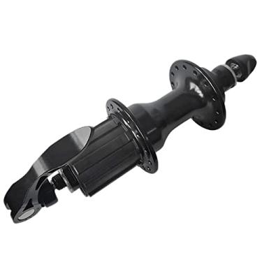 Imagem de traseiro de dobrável de liga de alumínio 140mm de 28 furos rolamento de liberação rápida