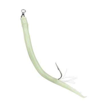 Imagem de Esquirla Gancho de pesca macio isca de pesca iscas forte enguia gancho corrico iscas para salmão tipo peixe gato equipamentos de pesca, Verde