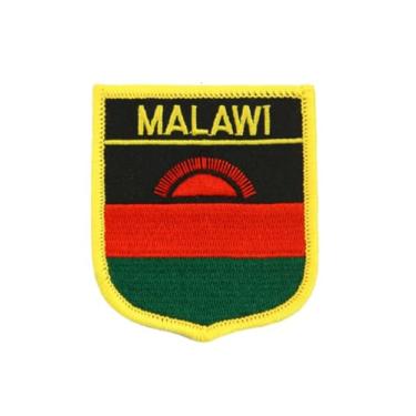 Imagem de Ruoming 1 PÇ Patch de bandeira do Malawi, bordado a ferro ou costurado, tático, militar, nacional do Malawi