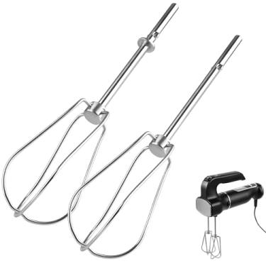 Imagem de Batedores manuais de substituição para Ninja, Foodi Power Mixer System (série CI100), acessório de misturador manual de aço inoxidável CI100, CI101, CC105A, CI105BRN e CI101H