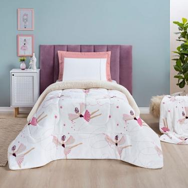 Imagem de Coberdrom Bouti Kids Solteiro 01 Peça - Bailarina