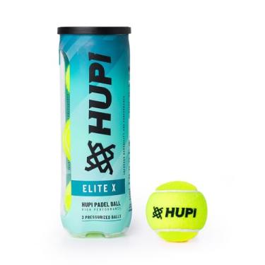 Imagem de Bolas de Padel HUPI Elite X, Tubo com 3 Bolas Pressurizadas, Alto Desempenho