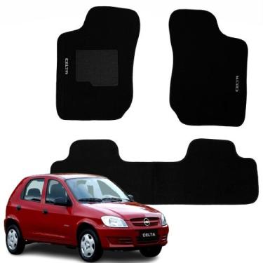 Imagem de   Tapete de Carpete Personalizado Compatível Veículos Celta - Requinte