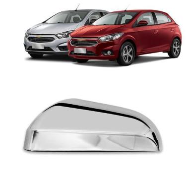 Imagem de Aplique Cromado para Capa Retrovisor Onix Prisma 2013 a 2019 Prisma On