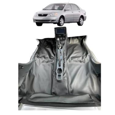 Imagem de Tapete Carpete Vinil Verniz Assoalho Grafite Corolla 2003 04 - MANOS T