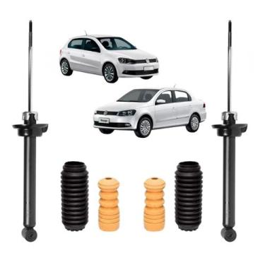 Imagem de Amortecedor traseiro nakata + kit batente axios/sampel direito e esque