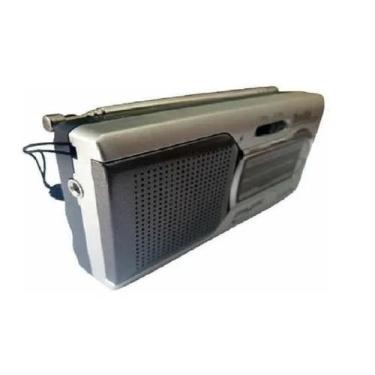 Imagem de Mini Rádio Am/fm De Bolso Portatil P2 Fone De Ouvido Alto - dfjn