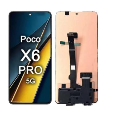 Imagem de Tela Display Touch Frontal Para Poco X6 Pro 5g Ori Com Aro