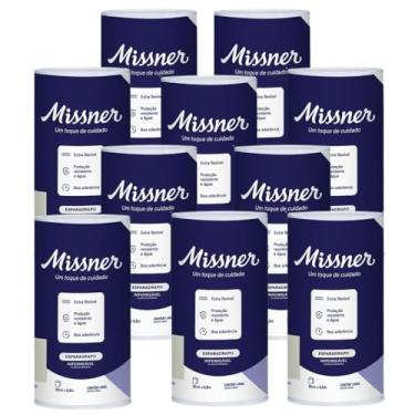 Imagem de Esparadrapo Impermeável Branco 10 cm x 4,5 m (MISSNER) - KIT COM 10 UNIDADES