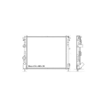 Imagem de Radiador Sandero 2007 a 2011 Magneti Marelli RMM519001M