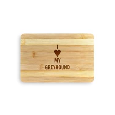 Imagem de Tábua de cortar cães Greyhound, presente para cães galgos, presente de cachorro galgo, tábua de corte de bambu, ideia de presente de inauguração de casa, aniversário, ideia de presente de Natal