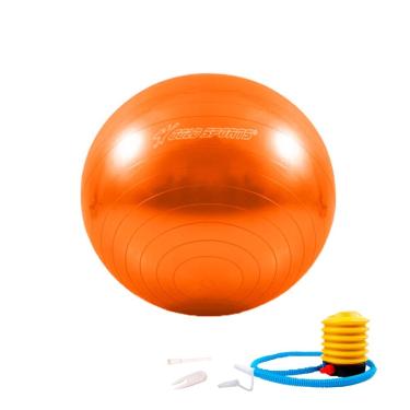 Imagem de Bola  de Ginástica Gold Sports Pro 55cm Com Bomba de Encher Anti Explosão