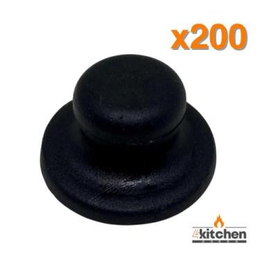 Imagem de Pomel Pegador Puxador para Tampa Modelo Chaleira 200 Peças