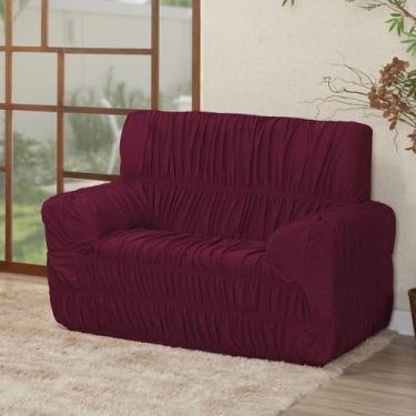 Imagem de Capa De Sofá 2 Lugares Avulsa Elasticada Malha Gel - Nalu Casa e Decor