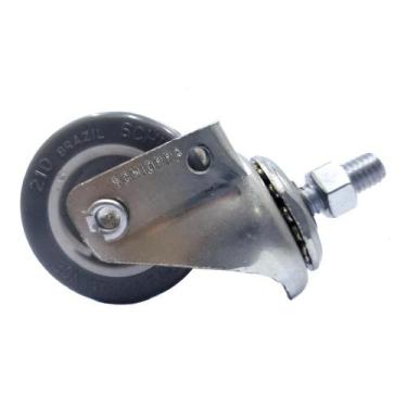 Imagem de Rodízio Giratório de Espiga Roscada Sem Freio Até 40 kg 2" - Schioppa 