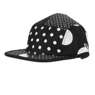Imagem de Boné New Era Aba Reta Strapback Camper Polka Dot SS 20, Preto, Único