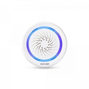 Imagem de Sirene De Alarme Inteligente Wi-Fi Se232 Branca Multilaser, Branco, Bi