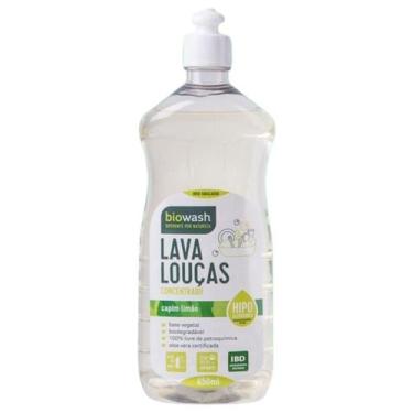 Imagem de Detergente Lava Louças 650ml - Capim Limão Biowash HIPOALERGÊNICO - Bi