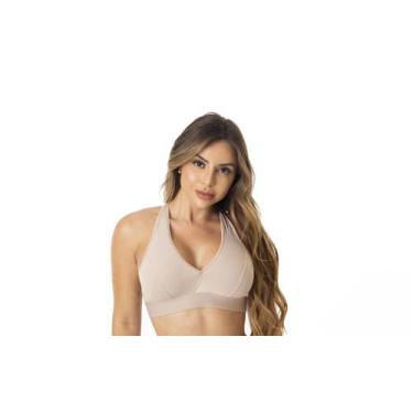 Imagem de KIT 2 Top Academia Suplex Liso Fitness Boa Sustentação Alça Cruzada/Re