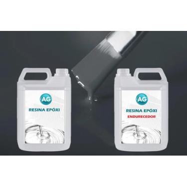 Imagem de Resina Epóxi 1Kg + Cor Sólida Cinza Antract Ral7016 Ag Alta - Resinas 