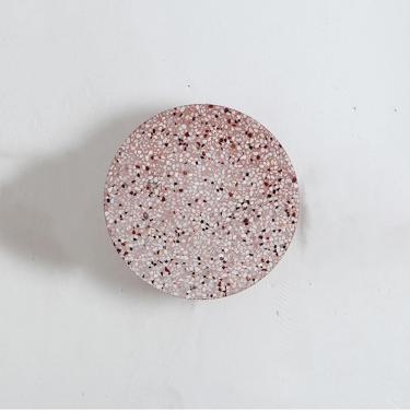 Imagem de Arandela de parede redonda de mármore colorida para decoração moderna de parede LED para corredor nórdico lâmpada de montagem em parede decoração de casa para banheiro sala de estar varanda